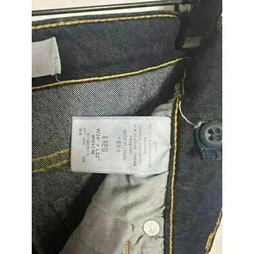 LEVI’S 511 Jeans - Boys Size 8 Slim Jeans Denim NWT (24X22) A0015 - Picture 8 of 11